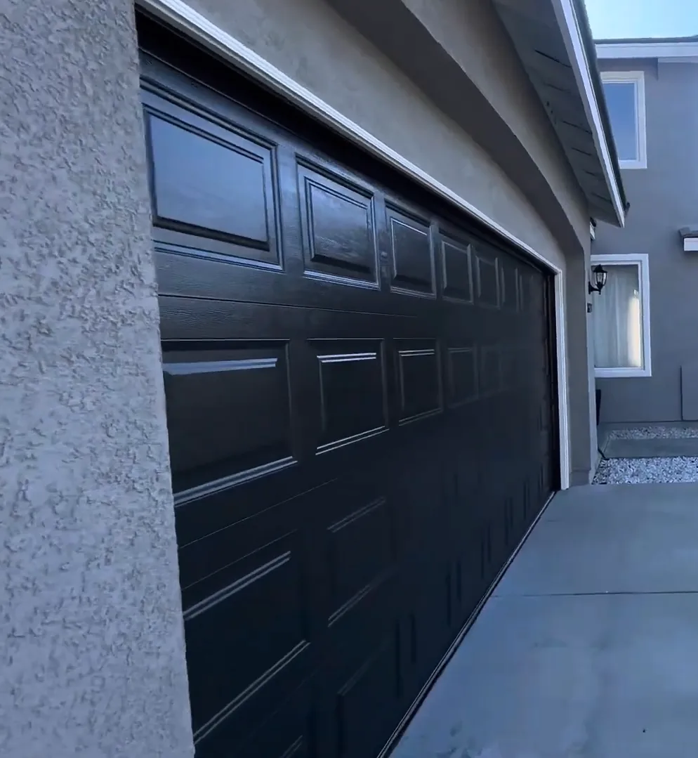 Garage door installation Centennial black replacement garage door