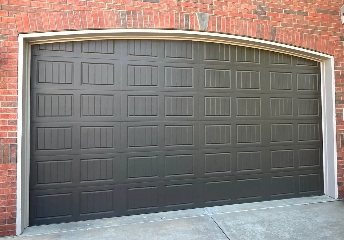 Garage door installation Lone Tree charcoal residential garage door