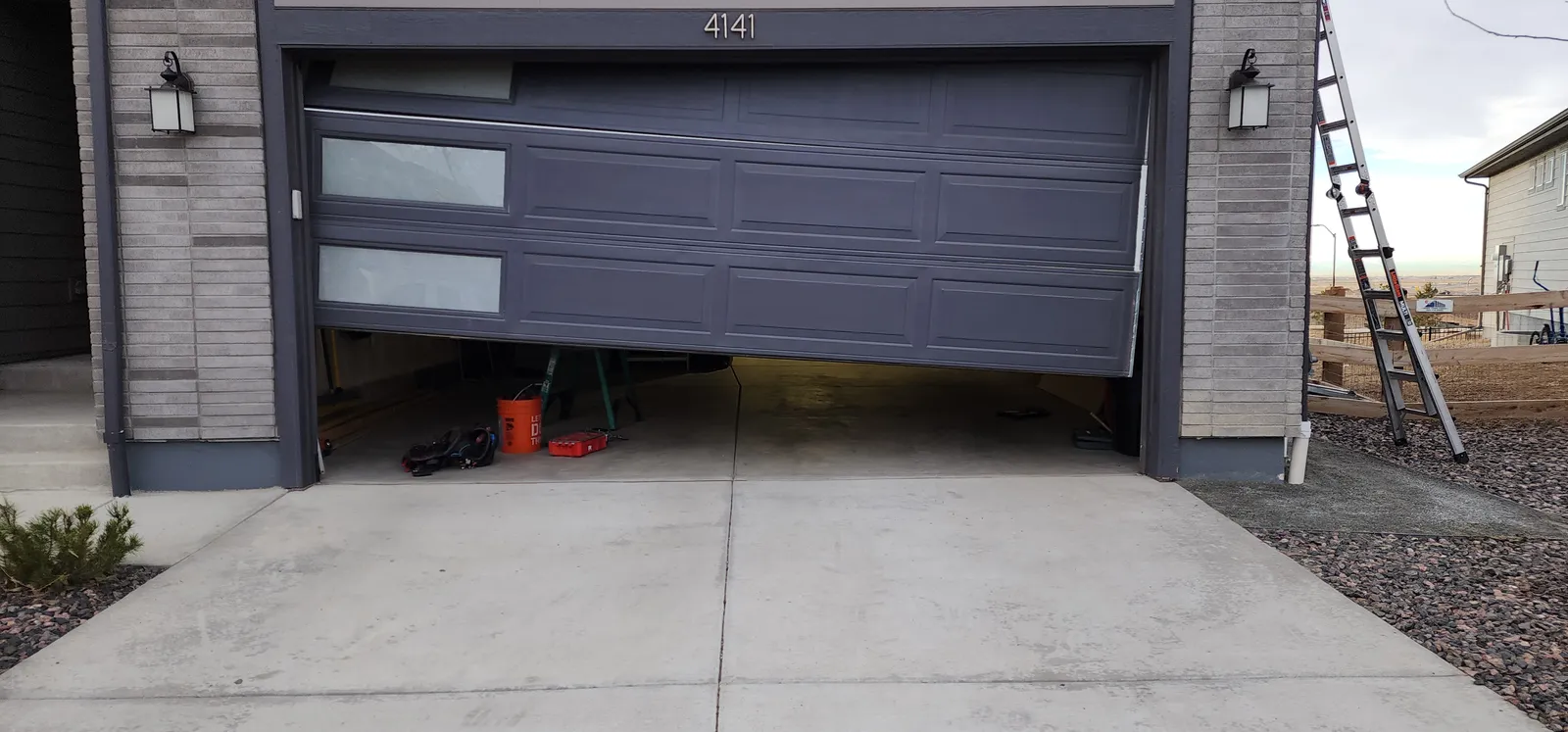 Off-track garage door repair in Centennial, CO