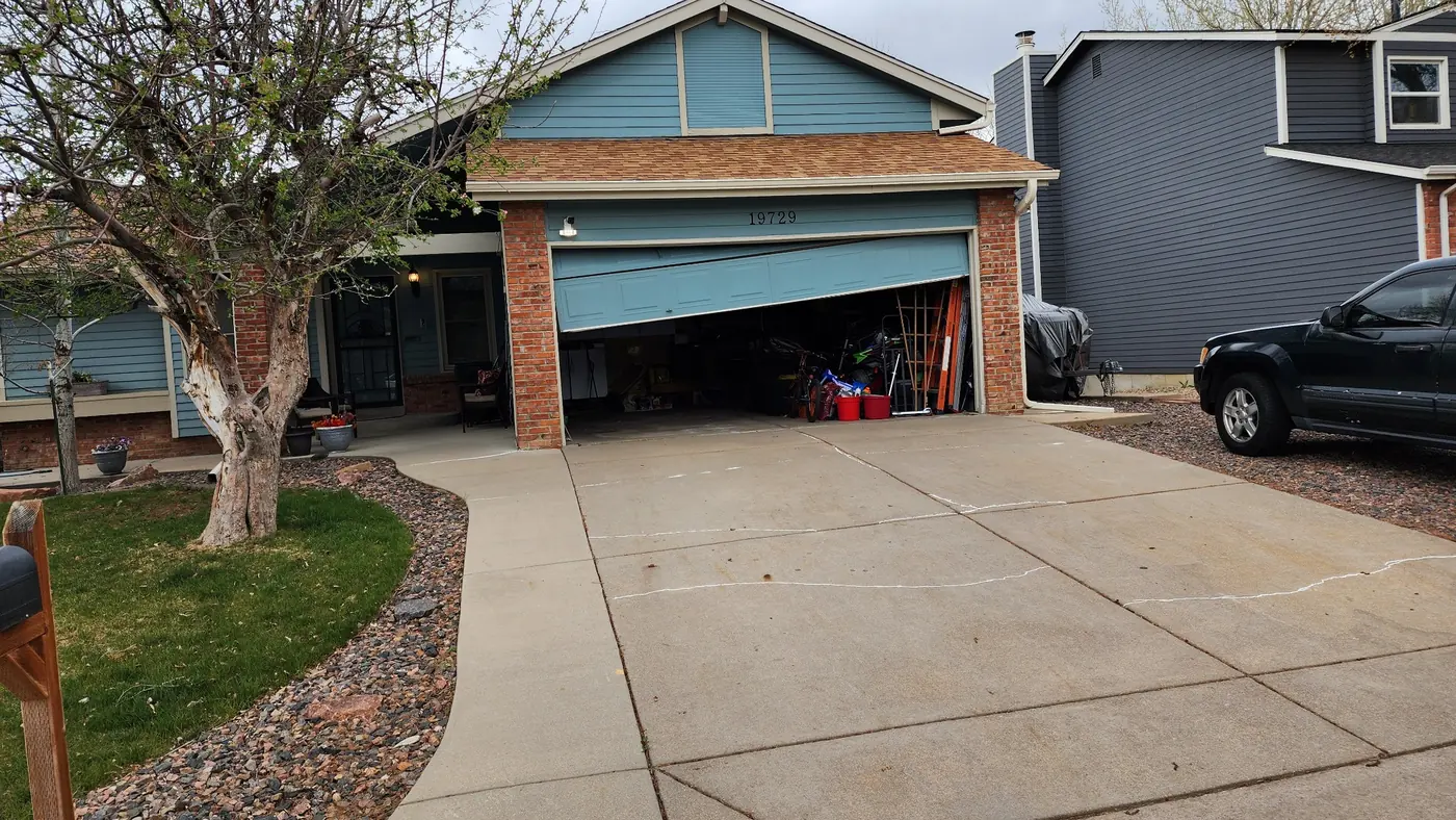 Off-track garage door repair in Denver, CO