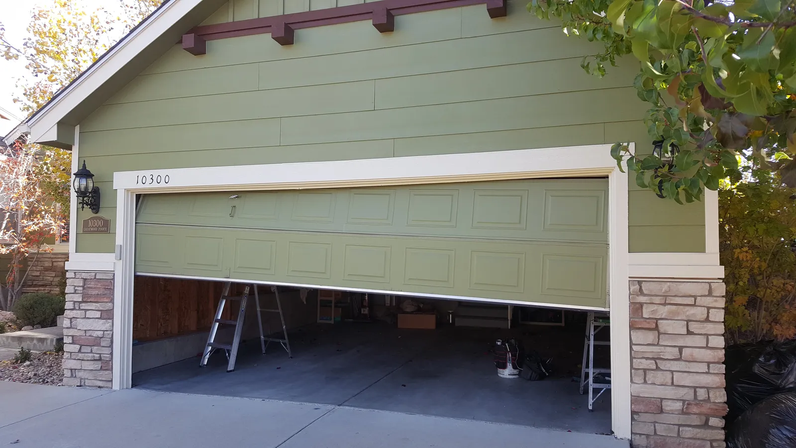 Garage door weather seal repair in Greenwood Village, CO