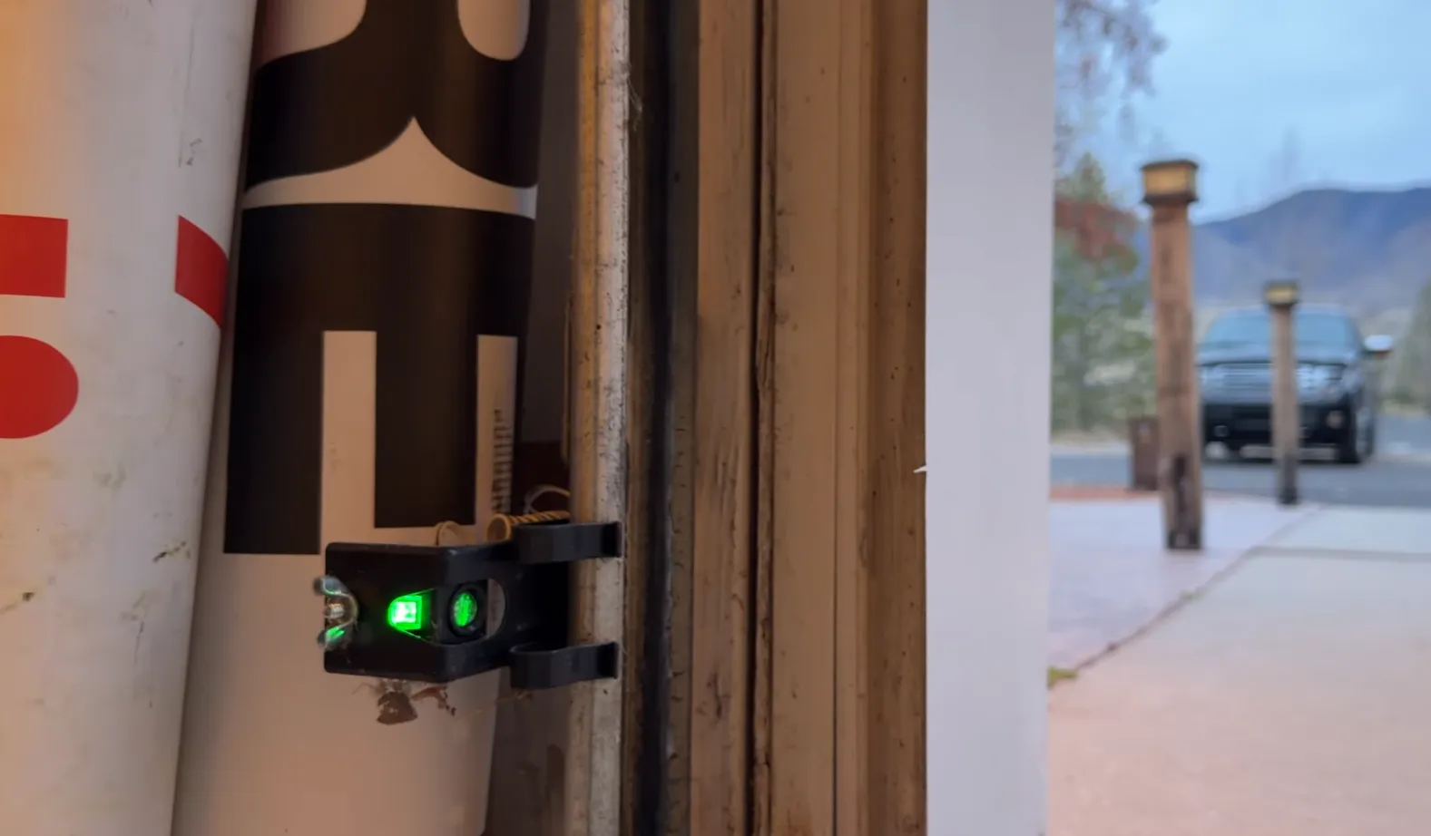Garage door safety sensor service in Littleton