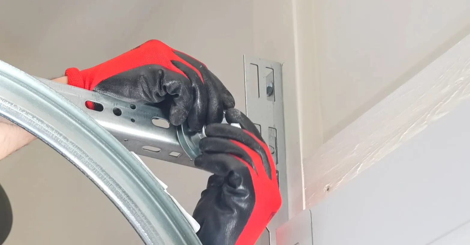 Garage door track repair in Arapahoe County