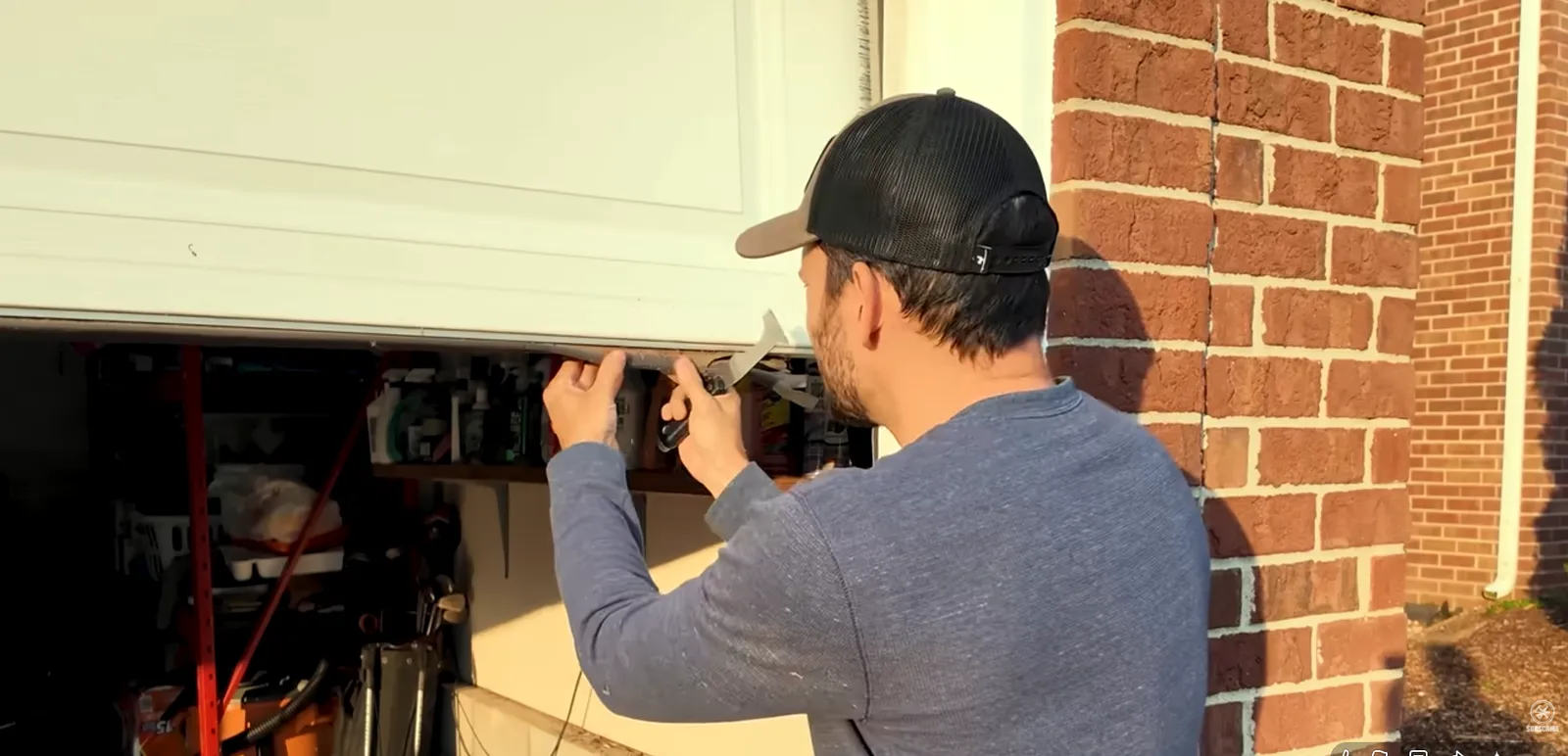 Garage door weather seal replacement in Denver